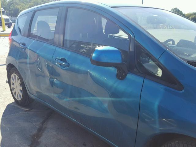 3N1CE2CP1FL444876 - 2015 NISSAN VERSA NOTE TEAL photo 9