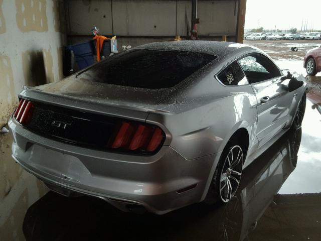 1FA6P8CF5H5312887 - 2017 FORD MUSTANG GT SILVER photo 4