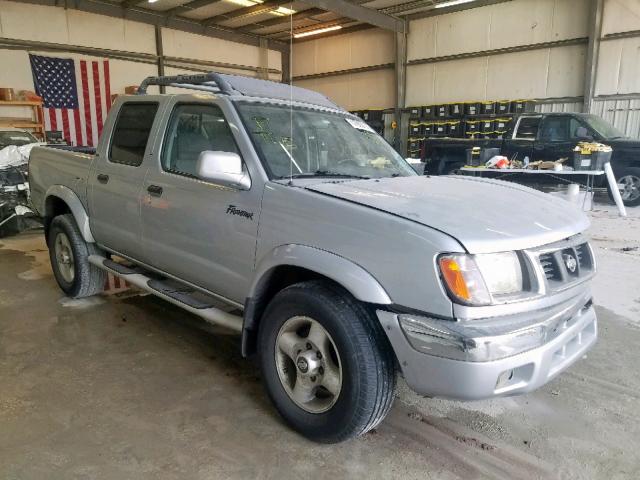 1N6ED27T5YC421869 - 2000 NISSAN FRONTIER C SILVER photo 1