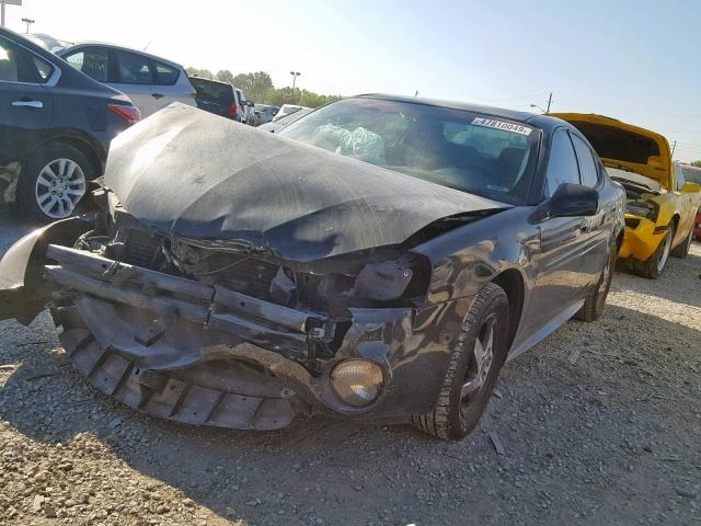 2G2WS522X41331764 - 2004 PONTIAC GRAND PRIX BLACK photo 2