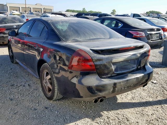 2G2WS522X41331764 - 2004 PONTIAC GRAND PRIX BLACK photo 3