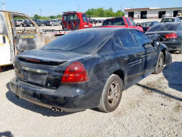2G2WS522X41331764 - 2004 PONTIAC GRAND PRIX BLACK photo 4