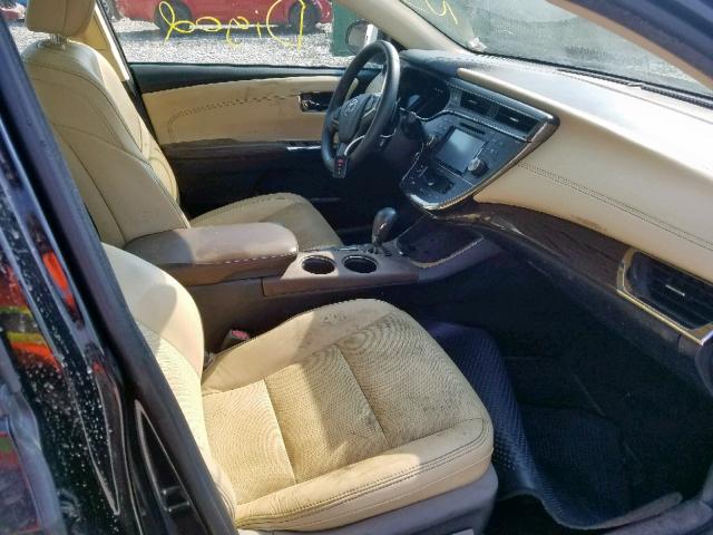 4T1BK1EB0FU188468 - 2015 TOYOTA AVALON XLE BLACK photo 9