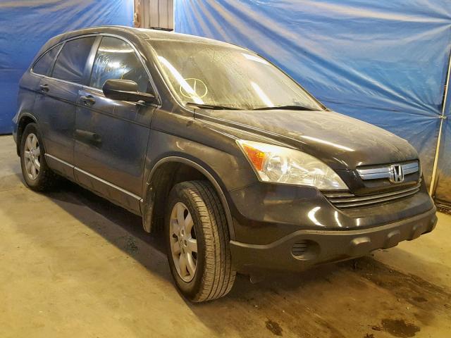 5J6RE48748L017602 - 2008 HONDA CR-V EXL BLACK photo 1