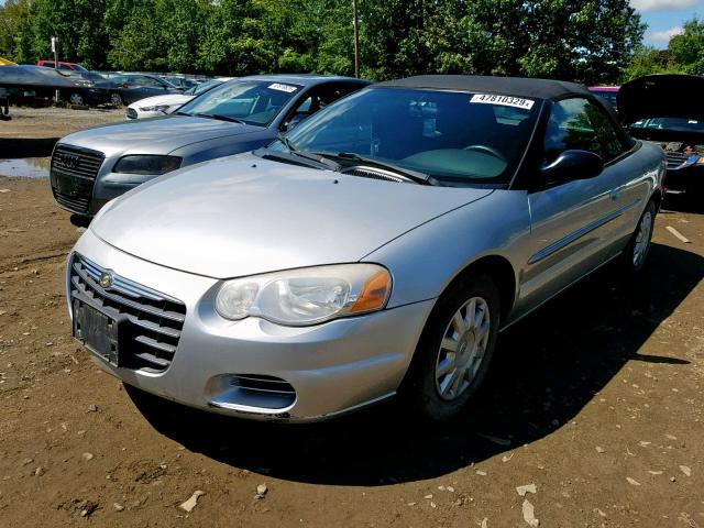 1C3EL45X25N699205 - 2005 CHRYSLER SEBRING SILVER photo 2