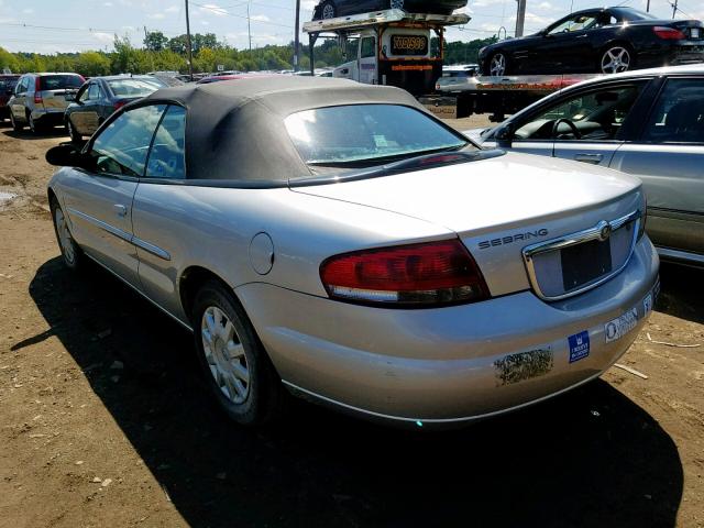 1C3EL45X25N699205 - 2005 CHRYSLER SEBRING SILVER photo 3