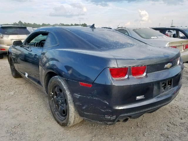 2G1FA1ED8B9138895 - 2011 CHEVROLET CAMARO LS GRAY photo 3