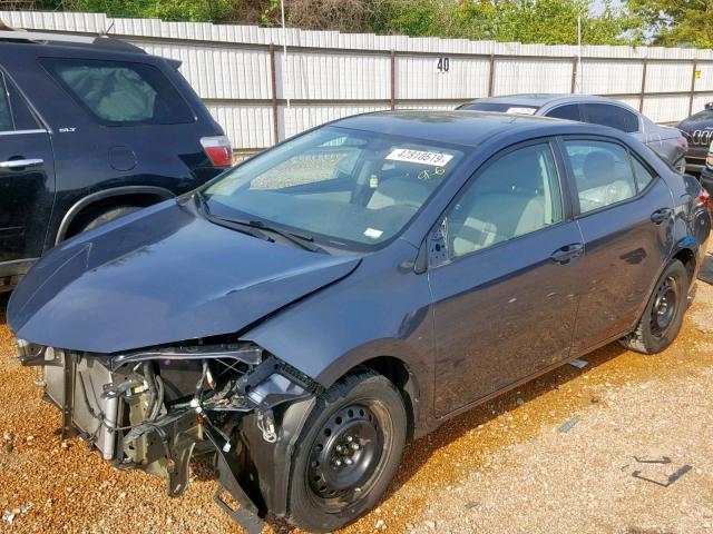 5YFBURHEXEP031562 - 2014 TOYOTA COROLLA L GRAY photo 2