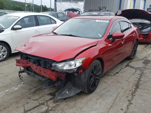 JM1GJ1T66F1173185 - 2015 MAZDA 6 TOURING RED photo 2