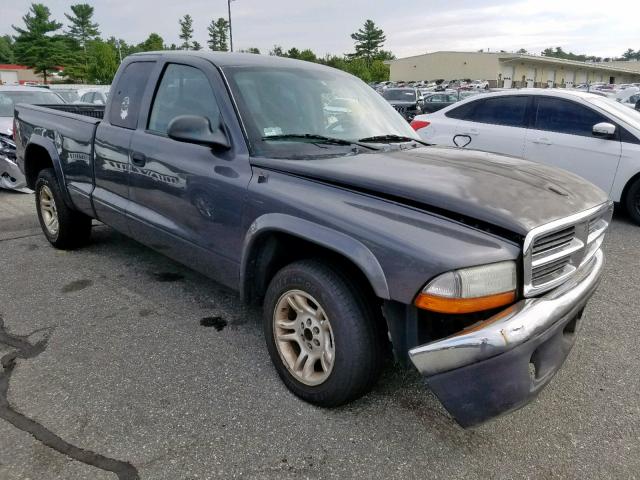 1D7HL12X53S301274 - 2003 DODGE DAKOTA SXT GRAY photo 1