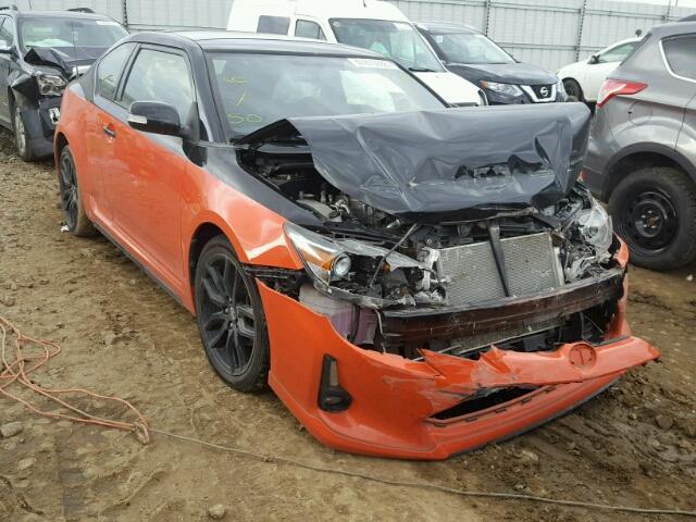 JTKJF5C73FJ007691 - 2015 TOYOTA SCION TC ნარინჯისფერი ფოტო 1