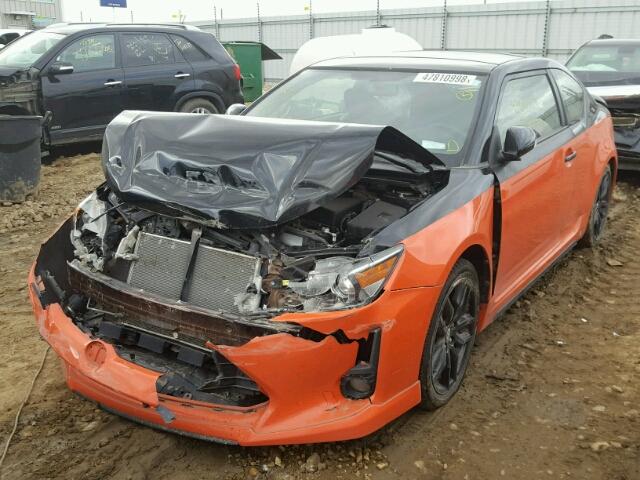 JTKJF5C73FJ007691 - 2015 TOYOTA SCION TC ნარინჯისფერი ფოტო 2