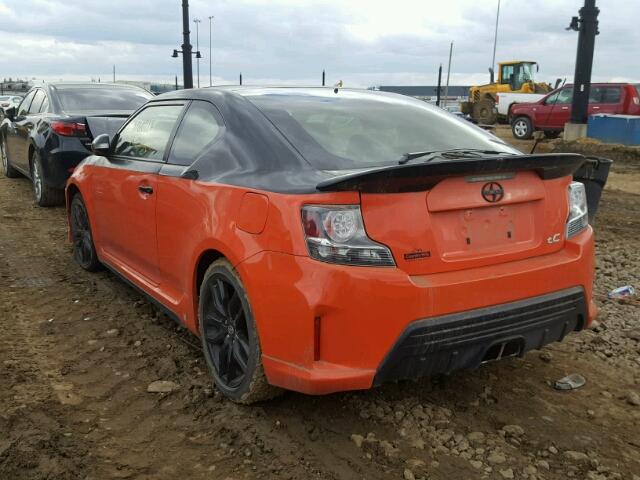 JTKJF5C73FJ007691 - 2015 TOYOTA SCION TC ნარინჯისფერი ფოტო 3