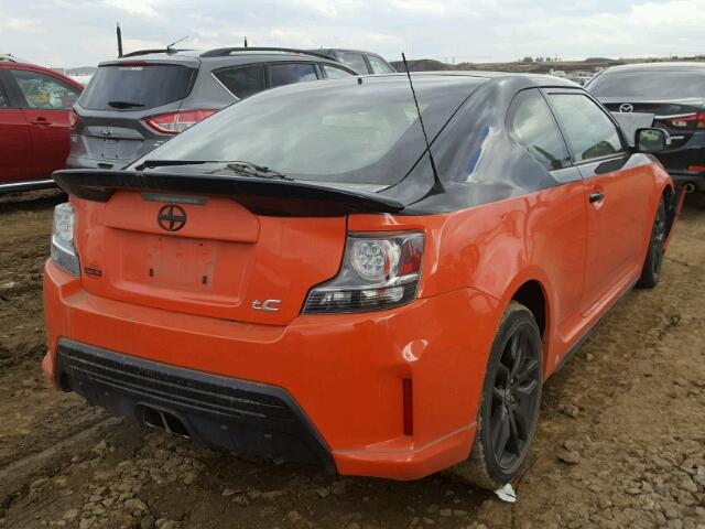JTKJF5C73FJ007691 - 2015 TOYOTA SCION TC ნარინჯისფერი ფოტო 4