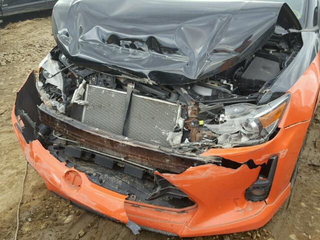 JTKJF5C73FJ007691 - 2015 TOYOTA SCION TC ნარინჯისფერი ფოტო 9