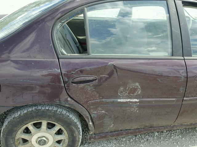 1G1NE52M9W6131396 - 1998 CHEVROLET MALIBU LS Tünd qırmızı foto 9