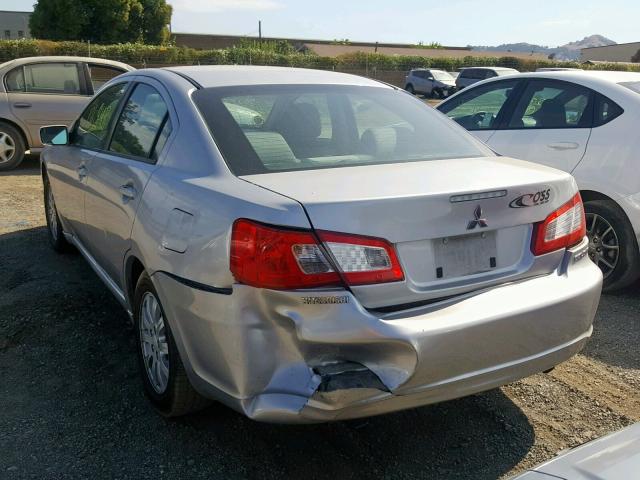 4A32B2FF6BE009475 - 2011 MITSUBISHI GALANT FE SILVER photo 3