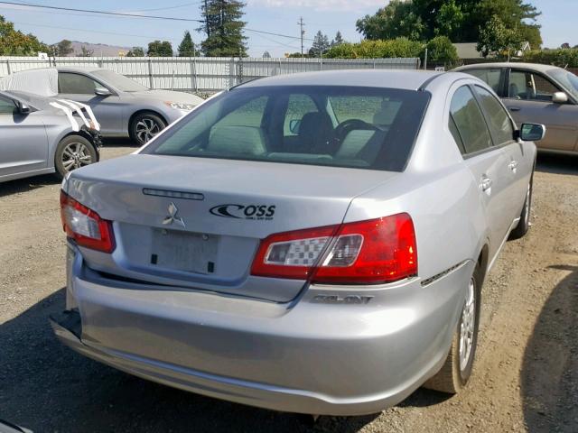 4A32B2FF6BE009475 - 2011 MITSUBISHI GALANT FE SILVER photo 4