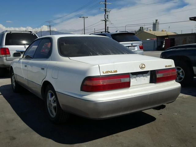 JT8BF12G6T0140306 - 1996 LEXUS ES 300 WHITE photo 3