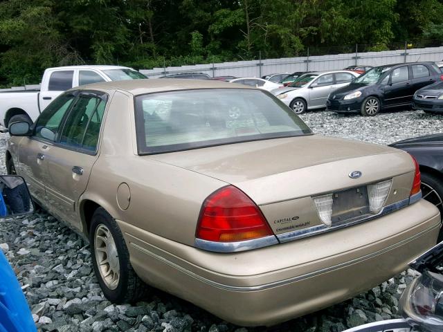 2FAFP74W3XX166351 - 1999 FORD CROWN VICT BEIGE photo 3