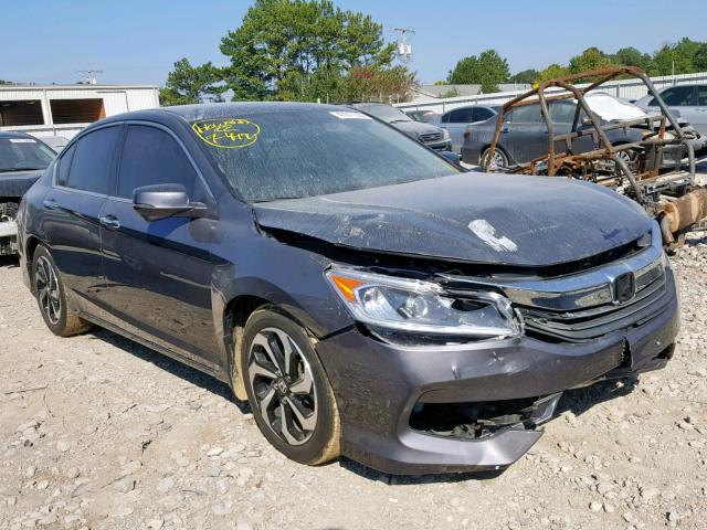 1HGCR3F85GA023801 - 2016 HONDA ACCORD EXL GRAY photo 1