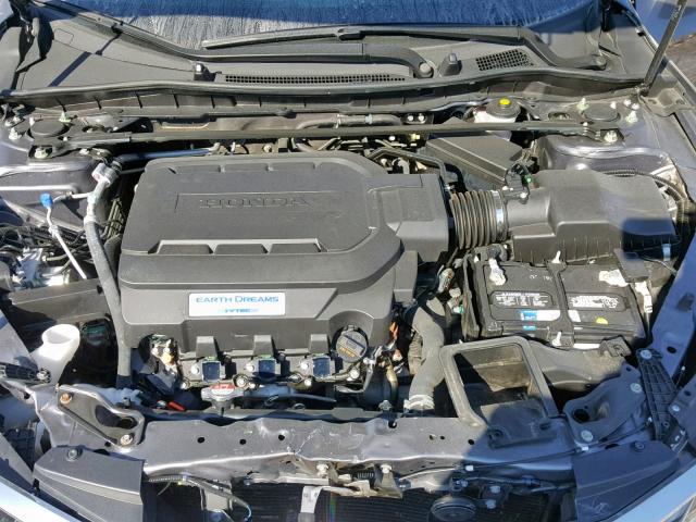 1HGCR3F85GA023801 - 2016 HONDA ACCORD EXL GRAY photo 7