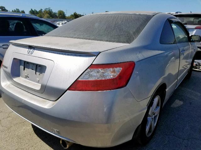 2HGFG12948H534585 - 2008 HONDA CIVIC EXL 银色 照片 4