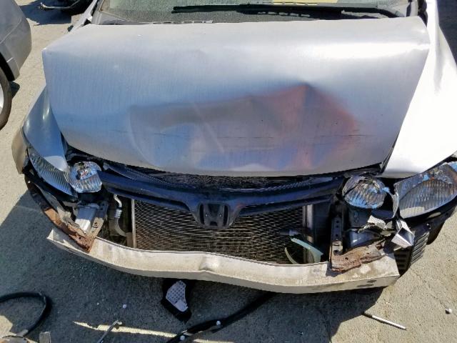 2HGFG12948H534585 - 2008 HONDA CIVIC EXL 银色 照片 9