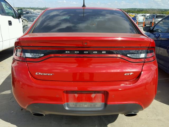 1C3CDFCB0DD327938 - 2013 DODGE DART LIMIT RED photo 9