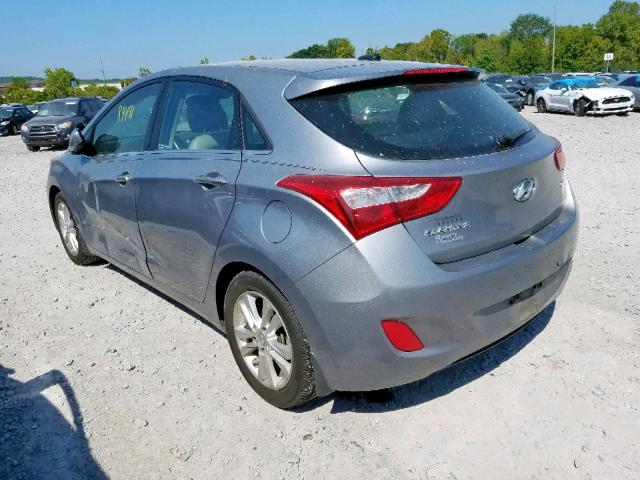 KMHD35LH6EU207589 - 2014 HYUNDAI ELANTRA GT GRAY photo 3