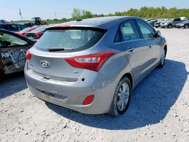 KMHD35LH6EU207589 - 2014 HYUNDAI ELANTRA GT GRAY photo 4