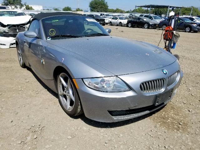 4USBU53557LX03257 - 2007 BMW Z4 3.0SI SILVER photo 1