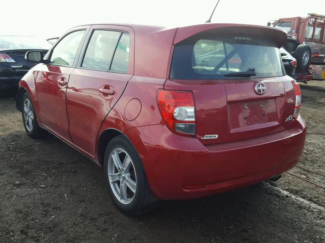 JTKKUPB49D1029169 - 2013 TOYOTA SCION XD RED photo 3