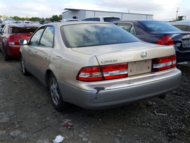 JT8BF28G8Y0279857 - 2000 LEXUS ES 300 GOLD photo 3