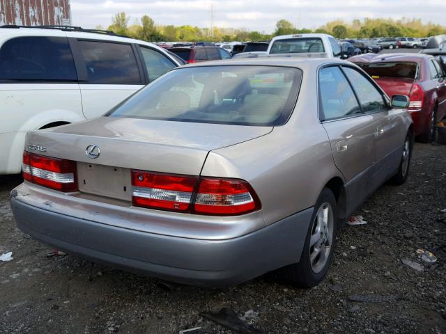 JT8BF28G8Y0279857 - 2000 LEXUS ES 300 GOLD photo 4