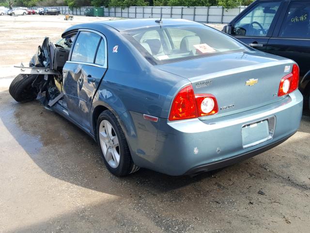 1G1ZG57N494115555 - 2009 CHEVROLET MALIBU LS TURQUOISE photo 3