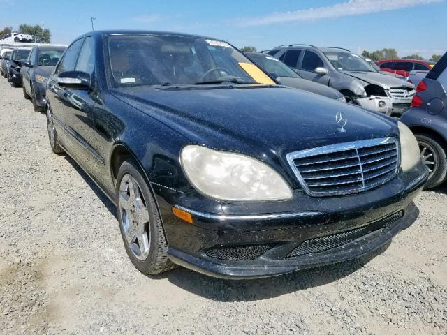 WDBNG75J65A436864 - 2005 MERCEDES-BENZ S 500 BLACK photo 1