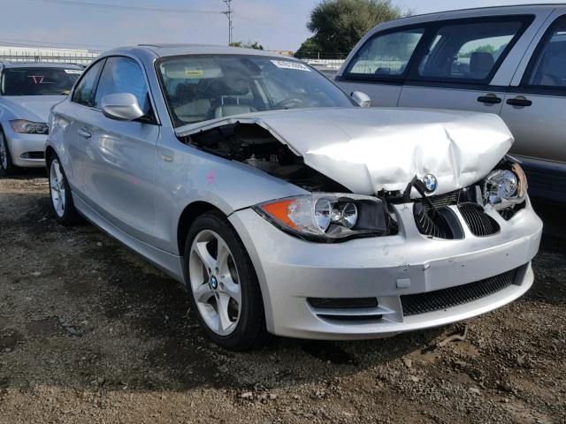 WBAUP9C50BVL90903 - 2011 BMW 128 I SILVER photo 1