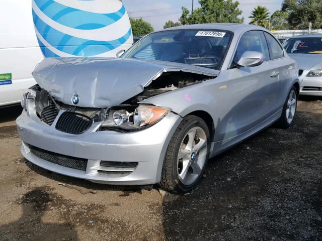 WBAUP9C50BVL90903 - 2011 BMW 128 I SILVER photo 2