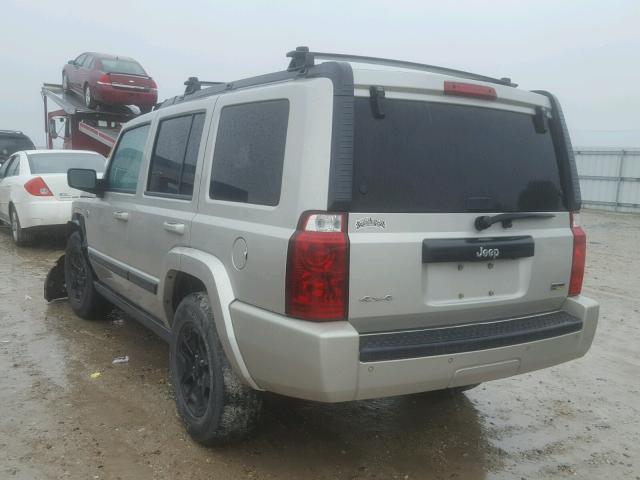 1J8HG48P67C577639 - 2007 JEEP COMMANDER SILVER photo 3