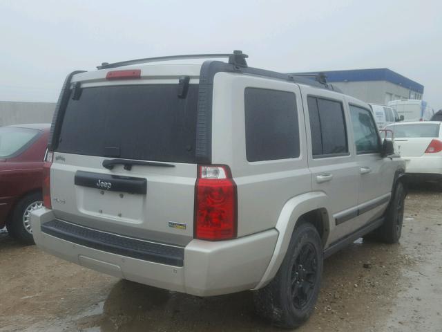 1J8HG48P67C577639 - 2007 JEEP COMMANDER SILVER photo 4