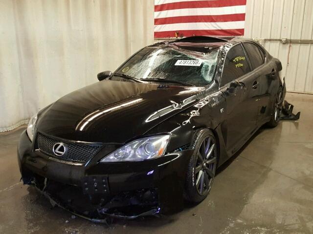 JTHBP262785003466 - 2008 LEXUS IS-F BLACK photo 2