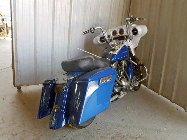 1HD1FC4177Y604257 - 2007 HARLEY-DAVIDSON FLHTCUI BLUE photo 4