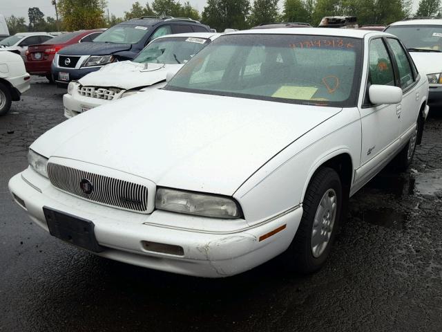 2G4WB52K3T1412871 - 1996 BUICK REGAL CUST WHITE photo 2