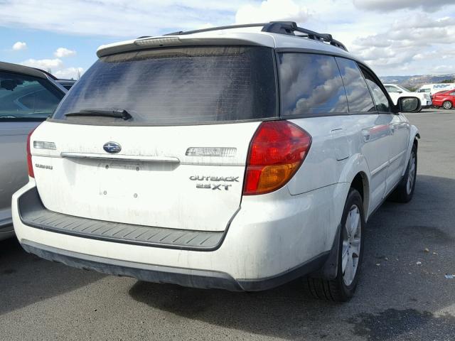 4S4BP67C664347918 - 2006 SUBARU LEGACY OUT WHITE photo 4