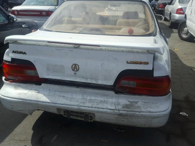 JH4KA7576MC014900 - 1991 ACURA LEGEND LS WHITE photo 9