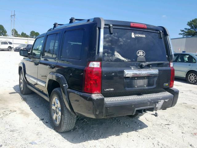 1J8HH58P57C693501 - 2007 JEEP COMMANDER 黑色 照片 3