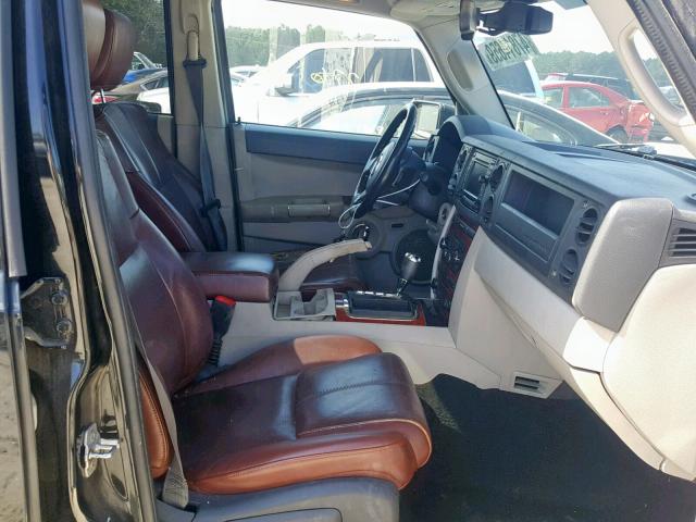 1J8HH58P57C693501 - 2007 JEEP COMMANDER 黑色 照片 5