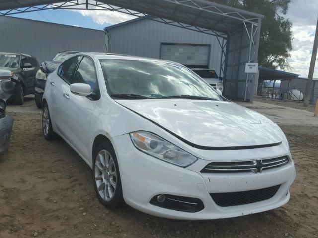 1C3CDFCH5DD293161 - 2013 DODGE DART LIMIT WHITE photo 1