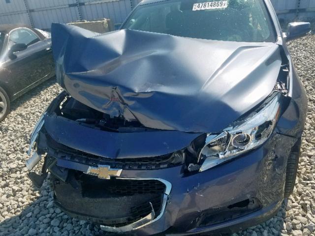 1G11C5SLXEF129831 - 2014 CHEVROLET MALIBU 1LT BLUE photo 7